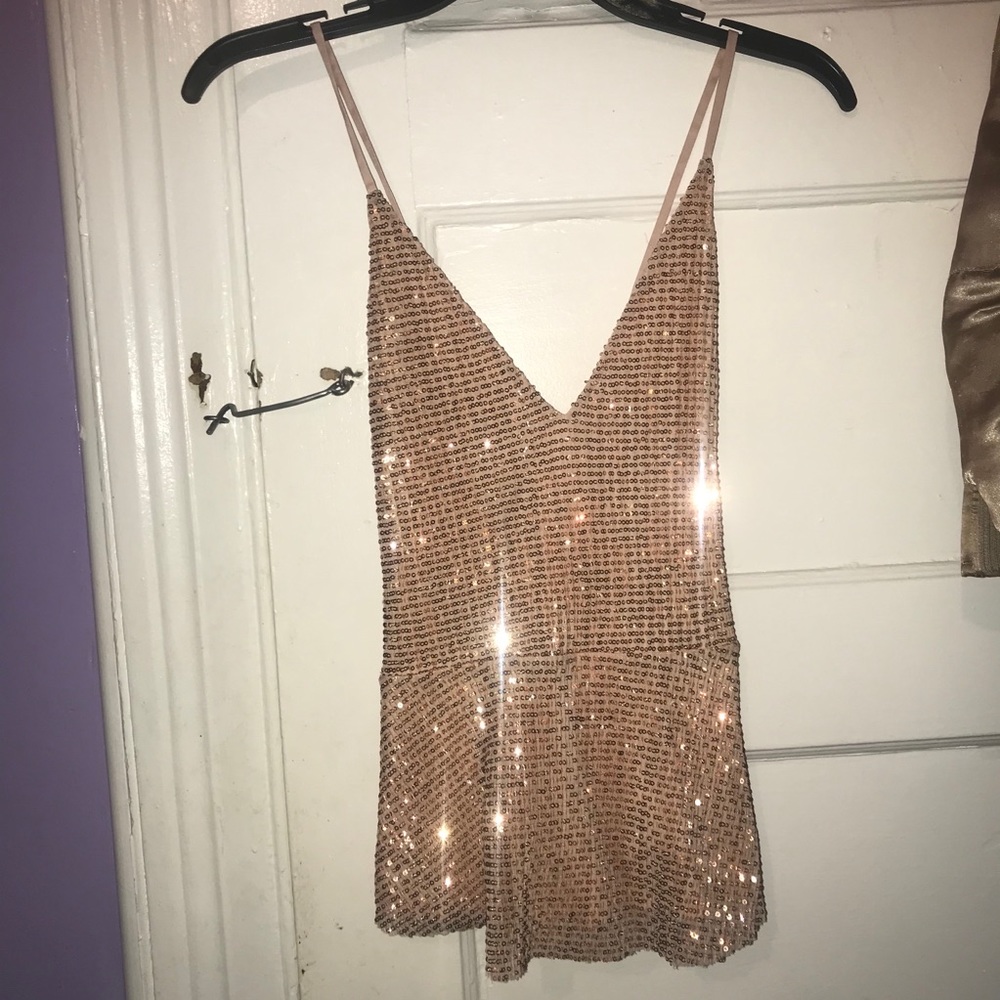 Express sparkly tank top. Brand new